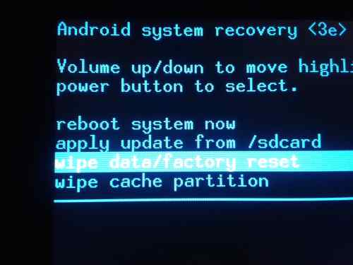 Android system recovery 3e инструкция на русском видео